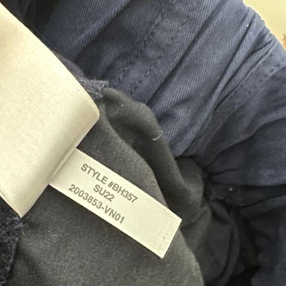 J. CREW Astrid Wide Leg Chino Pant Navy Blue Sz L {H30} - Picture 6 of 6